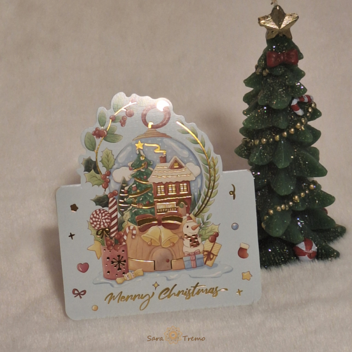 Felicitare de Craciun – Editie Speciala cu Elemente Festive Decupate [1]