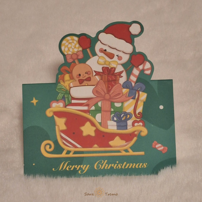 Felicitare de Craciun – Editie Speciala cu Elemente Festive Decupate [2]