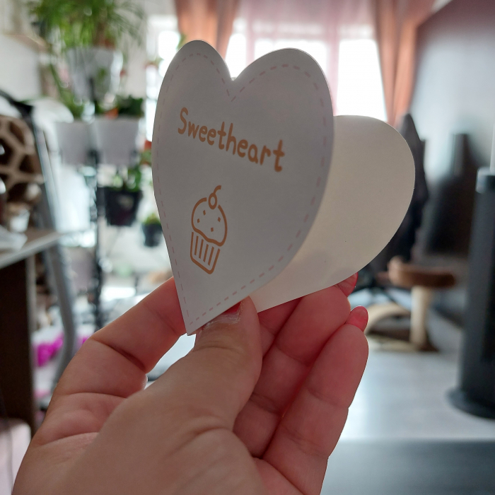 Felicitare Inimioară: Sweetheart - O declarație adorabilă de iubire [3]