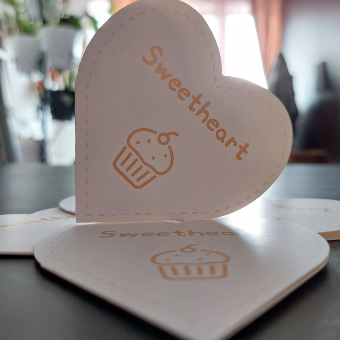 Felicitare Inimioară: Sweetheart - O declarație adorabilă de iubire [2]