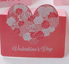 Felicitare Valentine’s Day – Model decupat, design romantic [1]