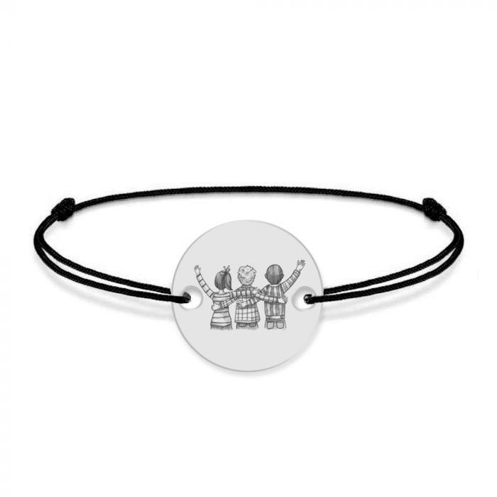 Friends - Bratara personalizata din argint 925 pentru cei mai buni prieteni [4]
