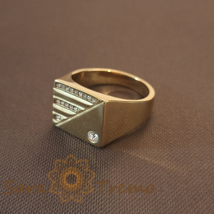 Ghiul cu cristale zirconia, lățime 1.5 cm [1]