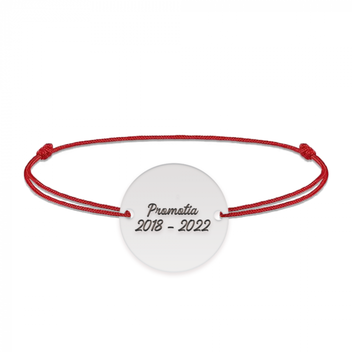 Bratara cu snur pentru profesori/educatori - charm personalizat din argint 925 [2]