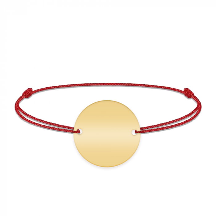 Graduatio - Bratara personalizata snur profesoara/invatatoare din argint 925 placat cu aur galben 24K [2]