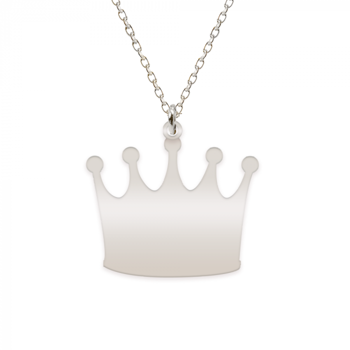 King - Colier din argint 925 personalizat cu text - coroana [2]