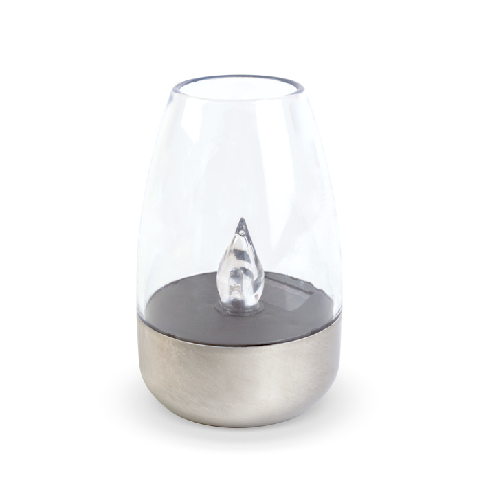 Lampa solara LED tip lumanare cu efect flacara, lumina calda, decor gradina terasa exterior [2]