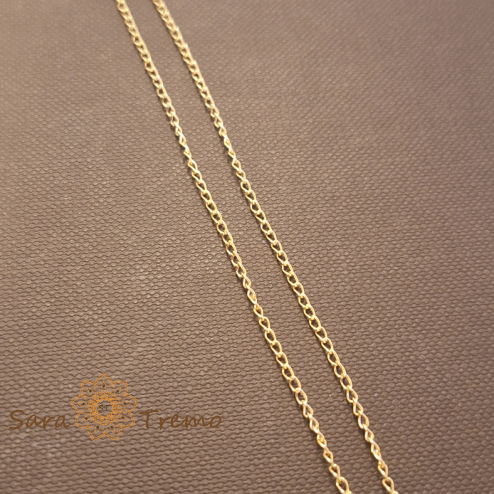 Lanț „Luminor” – finețe și strălucire pură în aur 18K [1]