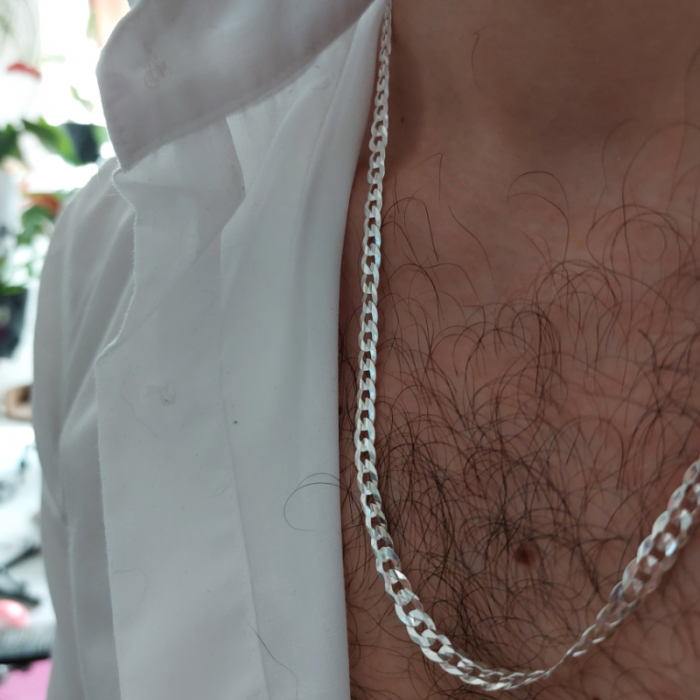 Lanț bărbătesc din argint Slayer - 55 cm [3]