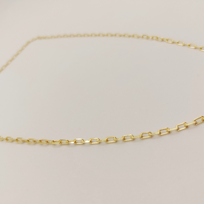 Lant barbatesc placat cu aur Chained Together - model simplu si elegant, lungime 50 cm [3]