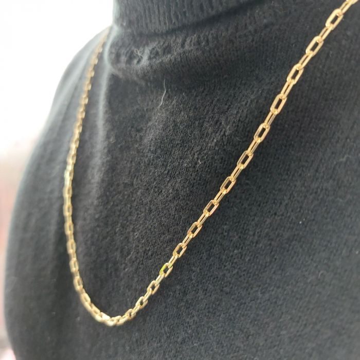 Lant barbatesc Chained Together XL - model clasic cu zale mari dreptunghiulare, colturi rotunjite [7]