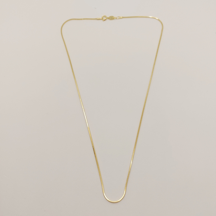 Lant barbatesc placat cu aur "Lead the Way" - cuburi elegante, 50cm [5]