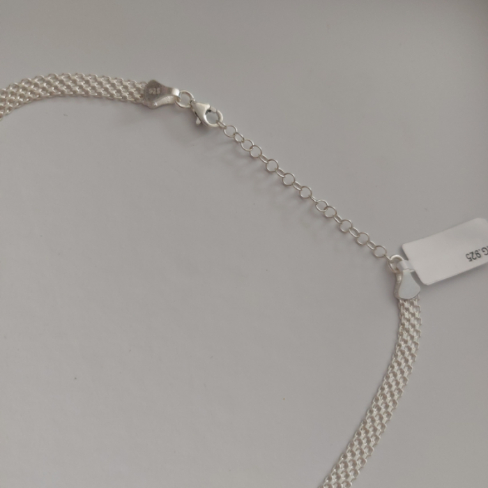 Lanț choker din argint Lady - Reglabil 35-40 cm [3]