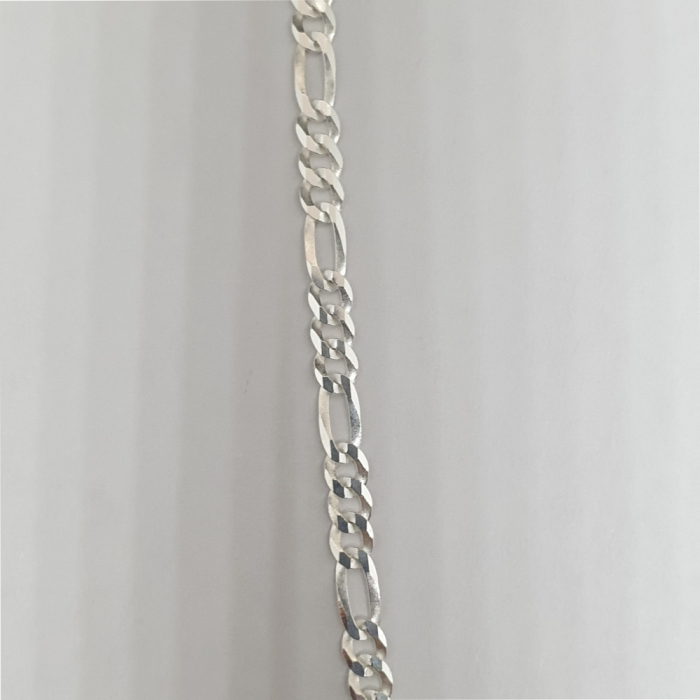 Lanț bărbătesc din argint 925 cu model zale 3 cu 1 - 50 cm [3]