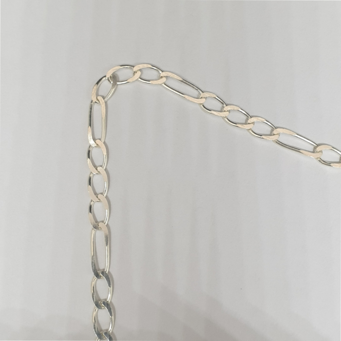 Lanț bărbătesc din argint 925 cu model zale 3 cu 1 - 50 cm [4]