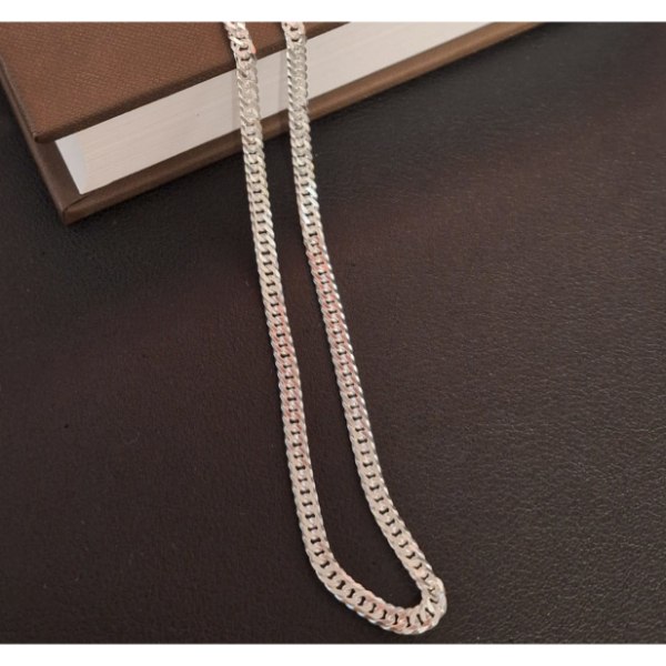 Lant masiv din argint 925 Zaras - 56 cm [4]