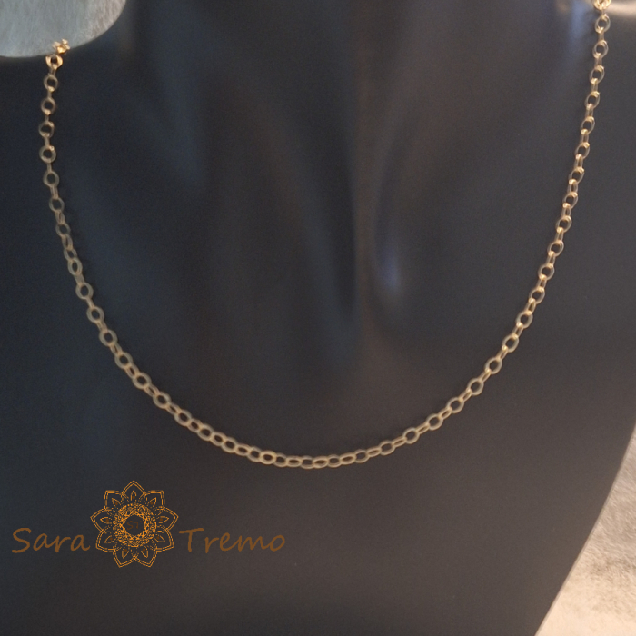 Lanț „Eclipse” – armonie și lumină în aur 18K [5]