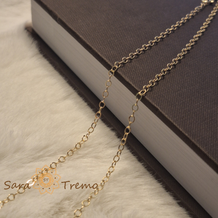 Lanț „Eclipse” – armonie și lumină în aur 18K [3]