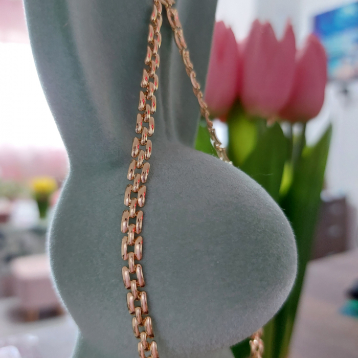 Lant placat cu aur Fancy Chain pentru barbati [9]