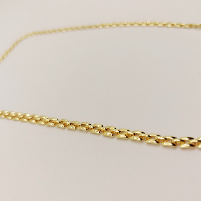 Lant placat cu aur Fancy Chain pentru barbati [3]
