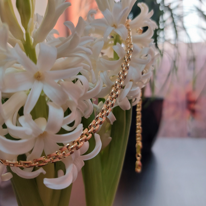 Lant placat cu aur Fancy Chain pentru barbati [5]