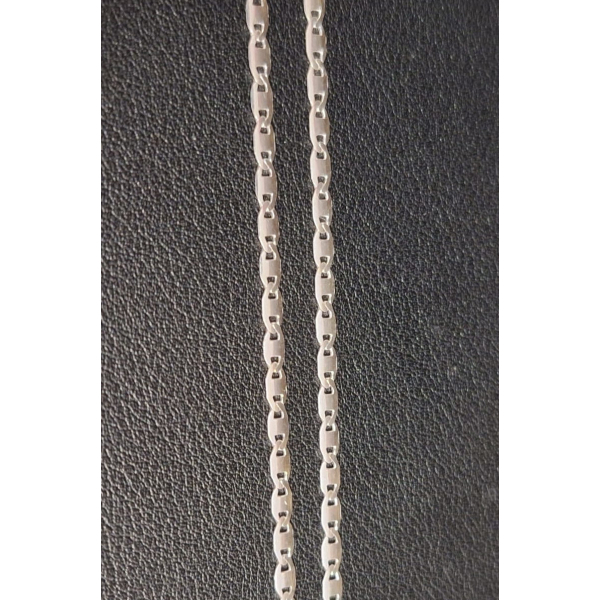 Lantisor din argint 925 tip placute El Mio - unisex - 55 cm [3]