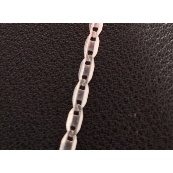 Lantisor din argint 925 tip placute El Mio - unisex - 55 cm [2]