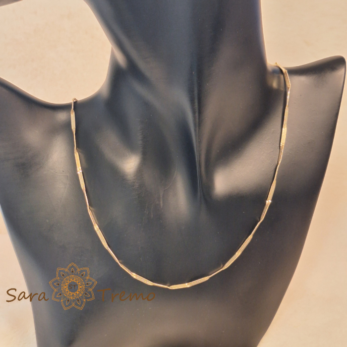 Lantisor unisex aur 14K placat – Elegance Line 45 cm [7]