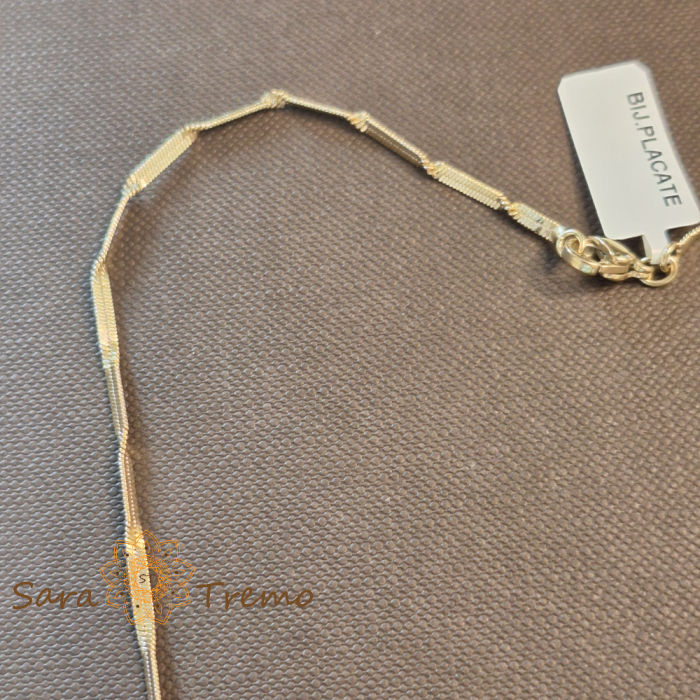 Lantisor unisex aur 14K placat – Elegance Line 45 cm [2]