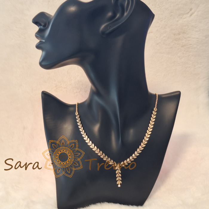 Colier placat cu aur 18K Brazilia cu stanta – Ramura de Aur 40+5cm [6]