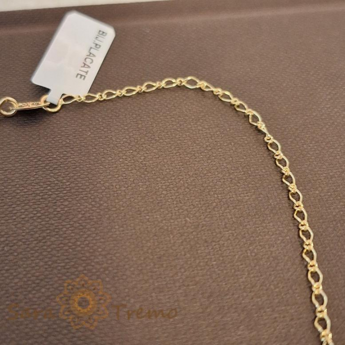 Lănțișor unisex placat cu aur 18K, model 1 cu 1, 50 cm [4]