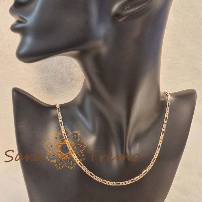 Lănțișor unisex placat cu aur – 60 cm [5]