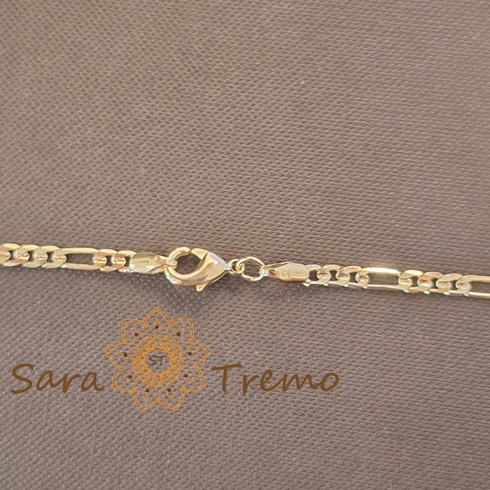 Lănțișor unisex placat cu aur – 60 cm [4]