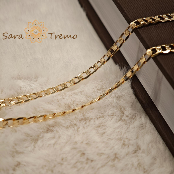 Lantul Arhetip Atlas – Lant Unisex Placat 18K Brazilia, Stanta, 60 cm, 5 mm [4]