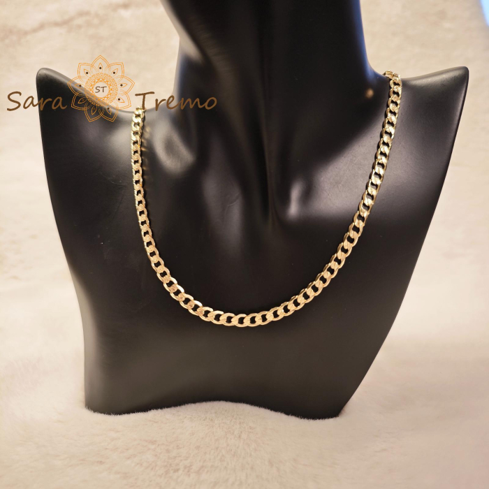 Lantul Arhetip Atlas – Lant Unisex Placat 18K Brazilia, Stanta, 60 cm, 5 mm [3]