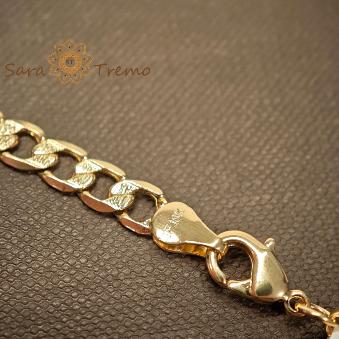 Lantul Arhetip Atlas – Lant Unisex Placat 18K Brazilia, Stanta, 60 cm, 5 mm [5]