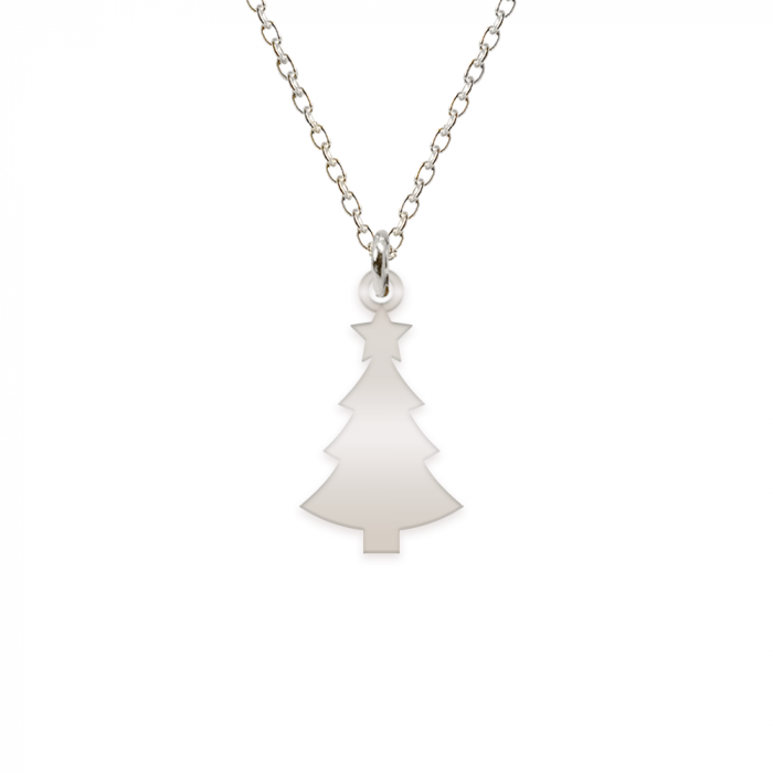 Magic Tree - Colier personalizat bradut si nume din argint 925 [3]