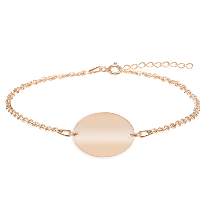 Master - Bratara personalizata absolvire "To teach is to love" din argint 925 placat cu aur roz [2]