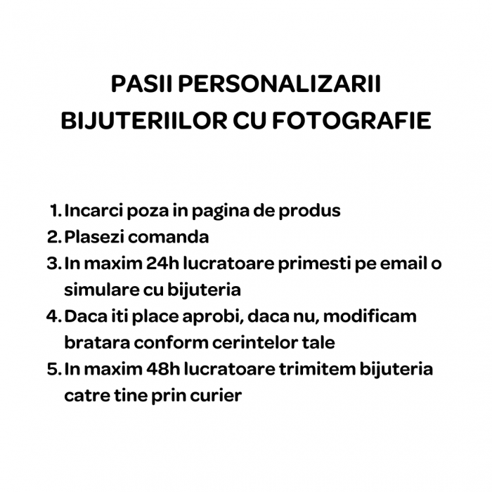 Me - Breloc personalizat cu fotografie din argint si inel de inox [4]