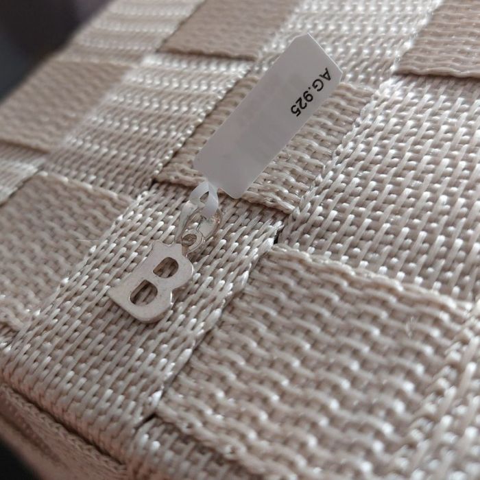 Pandantiv din argint litera B - Bijuterie personalizată [2]