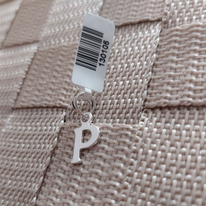 Pandantiv din argint litera P - Bijuterie personalizată [2]