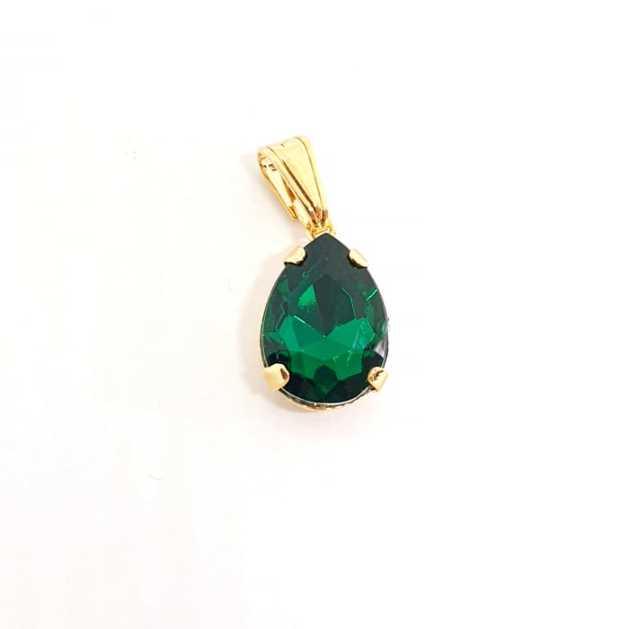 Pandantiv verde-smarald placat cu aur Gem [1]