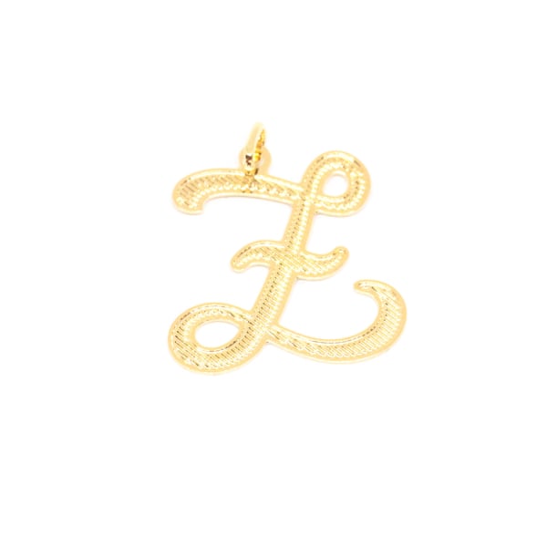 Pandantiv stilizat placat cu aur litera Z [1]