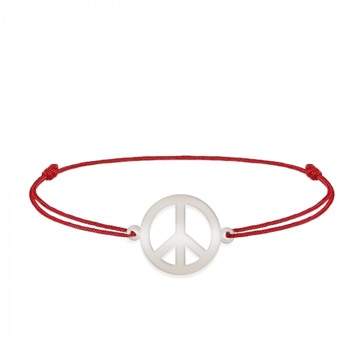 Peace - Bratara personalizata semnul pacii din argint 925 [2]