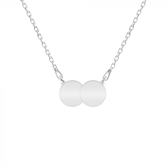 Penny - Colier personalizat doi banuti din argint 925 [2]