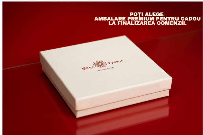 Piercing pentru nas din argint cu cristal zirconia albastru - SaraTremo [2]