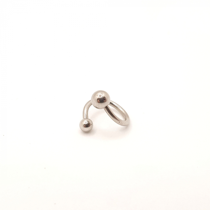 Piercing Spiralat Asimetric din Titan [2]