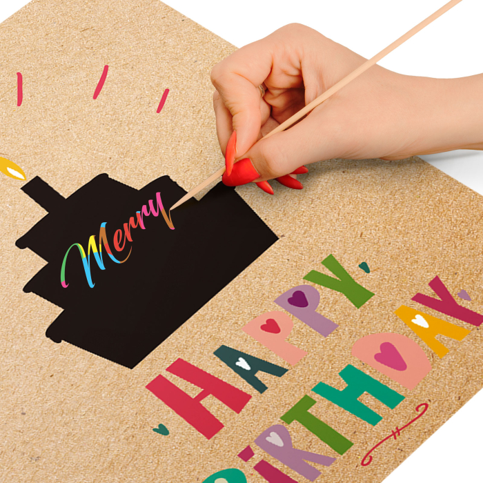 Pungă cadou - hârtie "Craft" - 265 x 127 x 330 mm - 2 tipuri/ pachet [2]