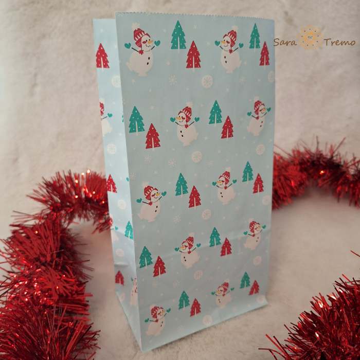 Set 2 pungi de hartie de Craciun - ideale pentru Secret Santa [1]