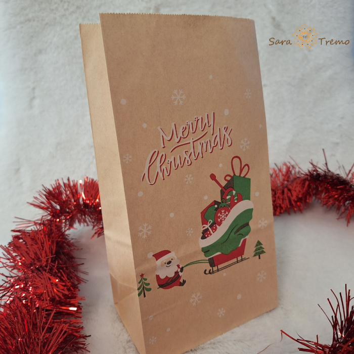 Set 2 pungi de hartie de Craciun - ideale pentru Secret Santa [1]